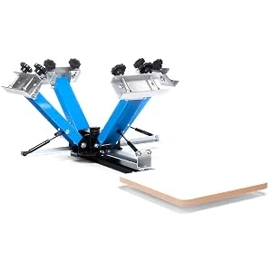 DIY Print shop ultimate 4 color screen printing press - photo 2