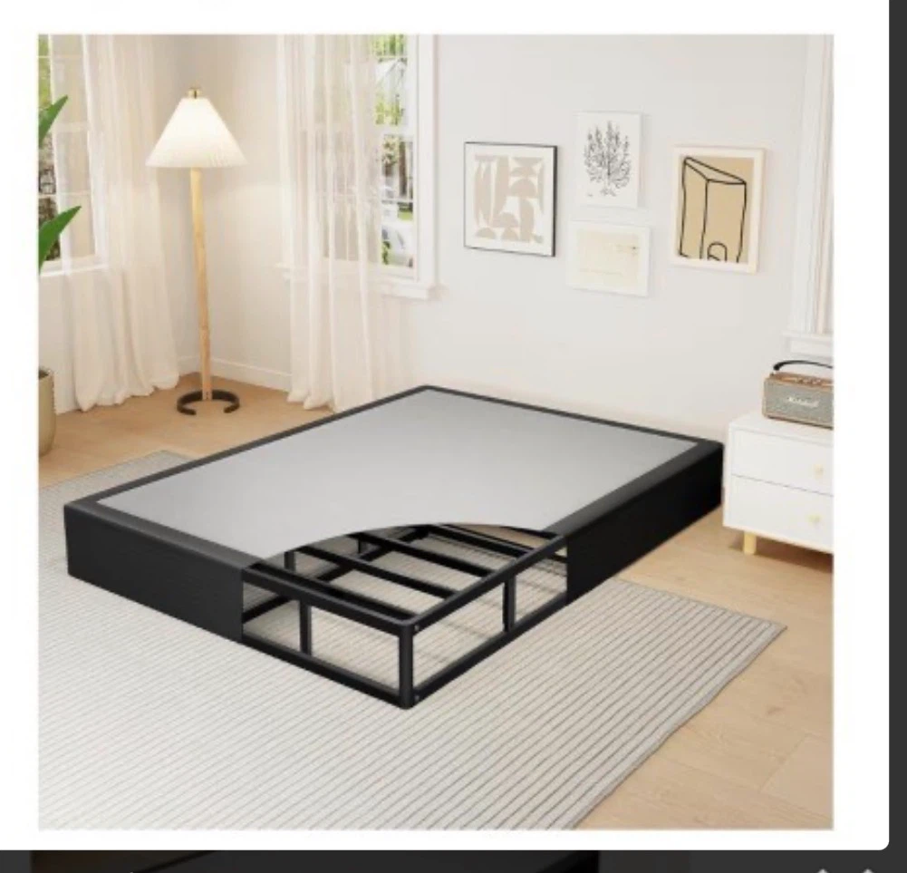 Black Metal Bed Frame Box Spring Replacement - photo 2