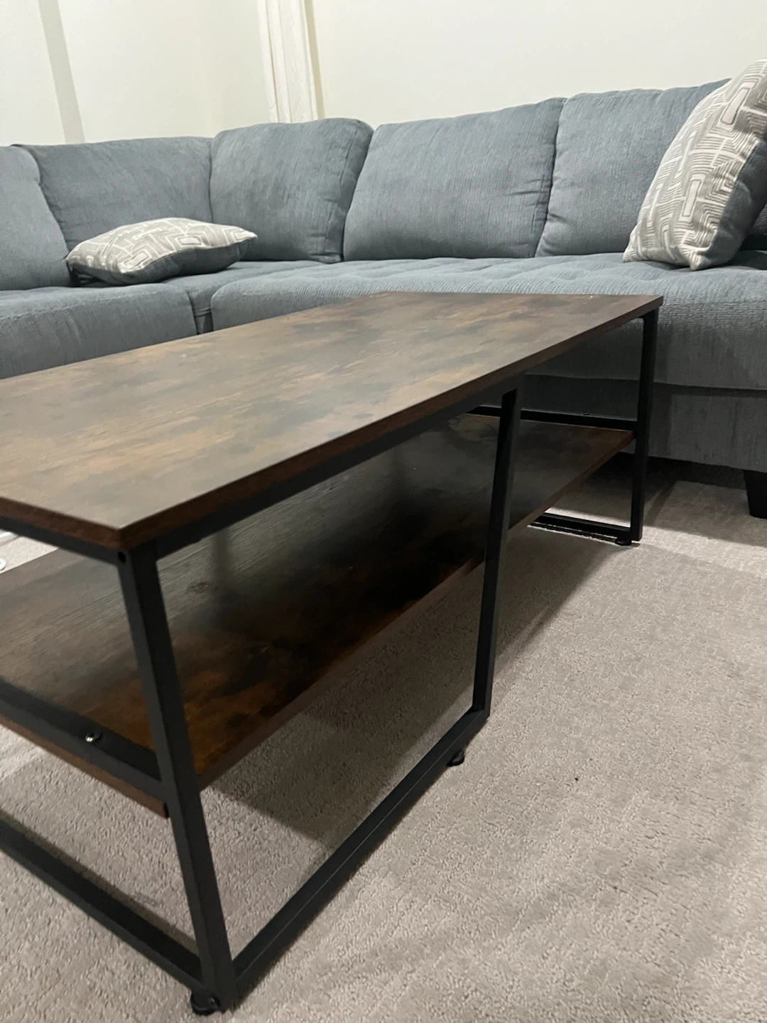 Rustic Industrial Coffee Table - photo 3