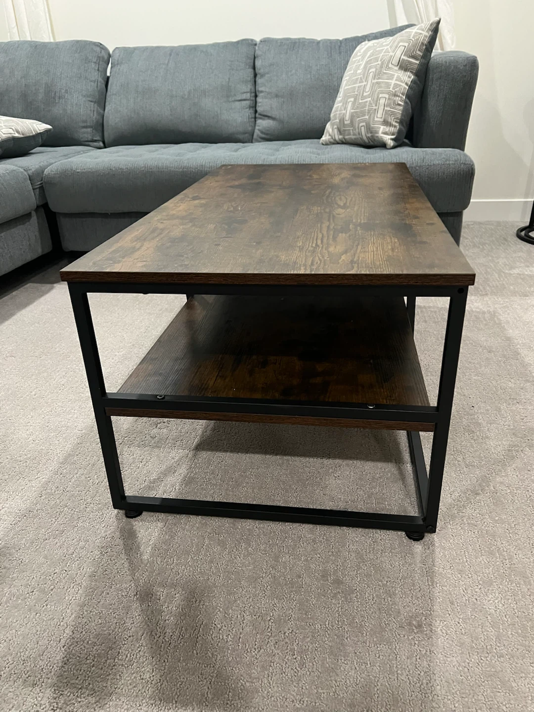 Rustic Industrial Coffee Table - photo 4