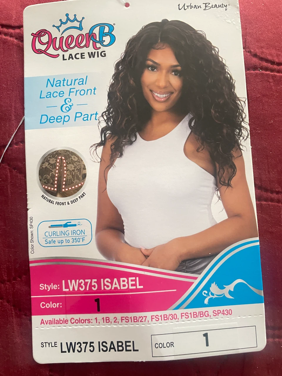 Queen B Lace Wig LW375  Isabel Color 1 - photo 2