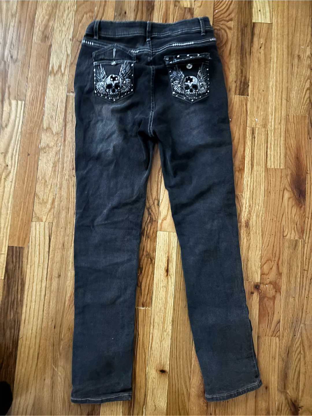 Embellished Black Skinny Jeans