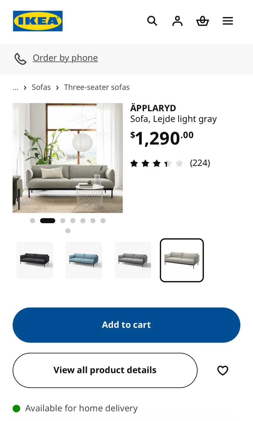 Moving Sale 🛋️ IKEA ÄPPLARYD Sofa – Lejde Light Gray - photo 5