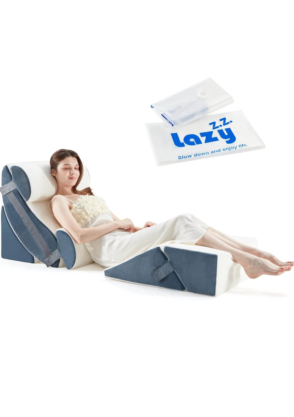 Lazy Z.Z.Z. Wedge Pillow Set