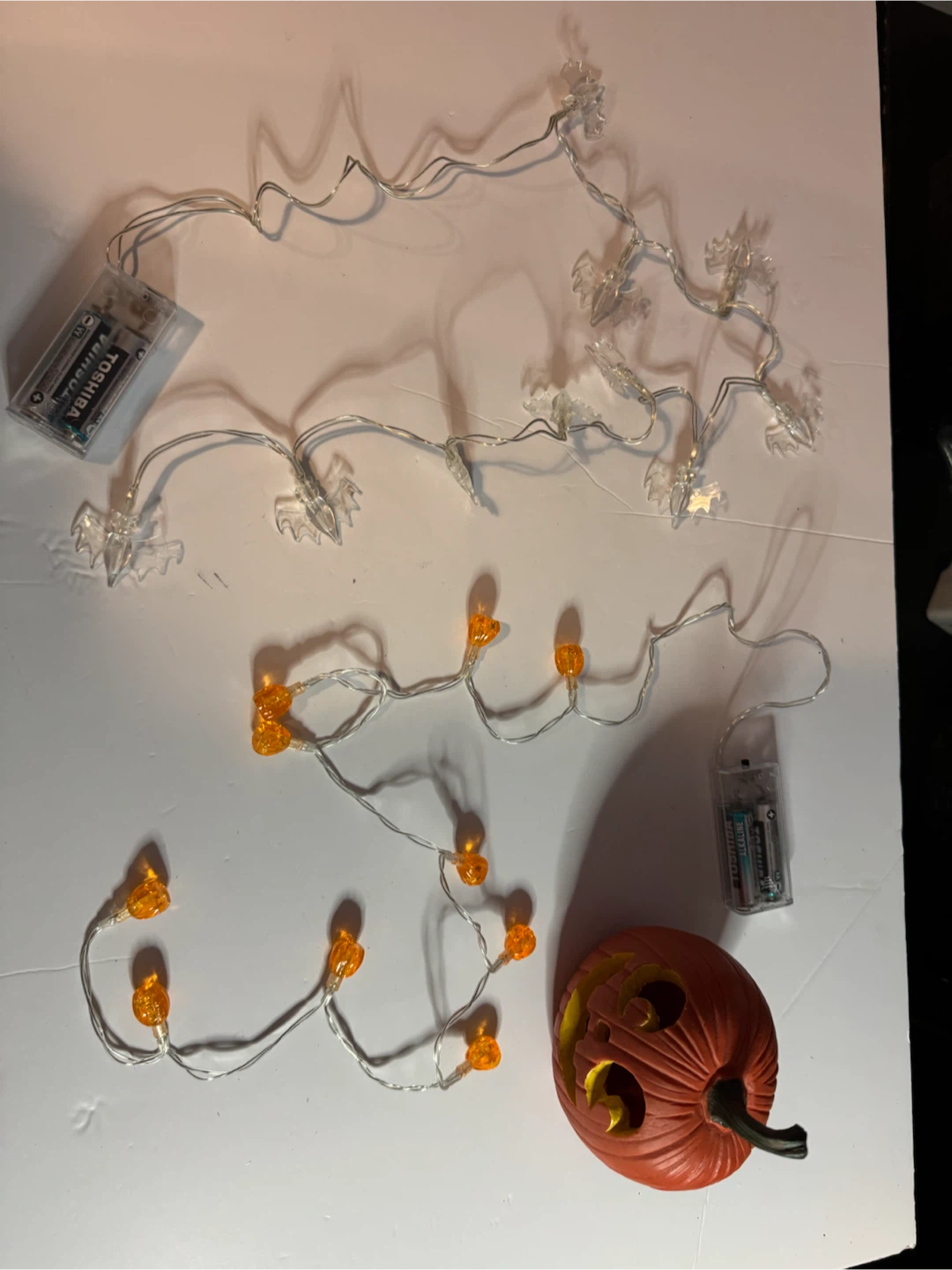 Halloween Decor, Costume Accessories/Bat Pumpkin String Lights