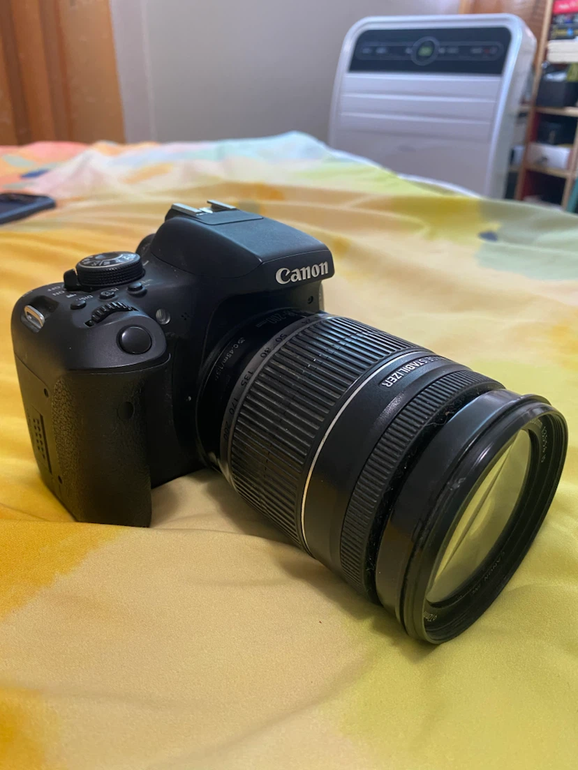 Canon 750d + 18-200mm image stabilizer lens