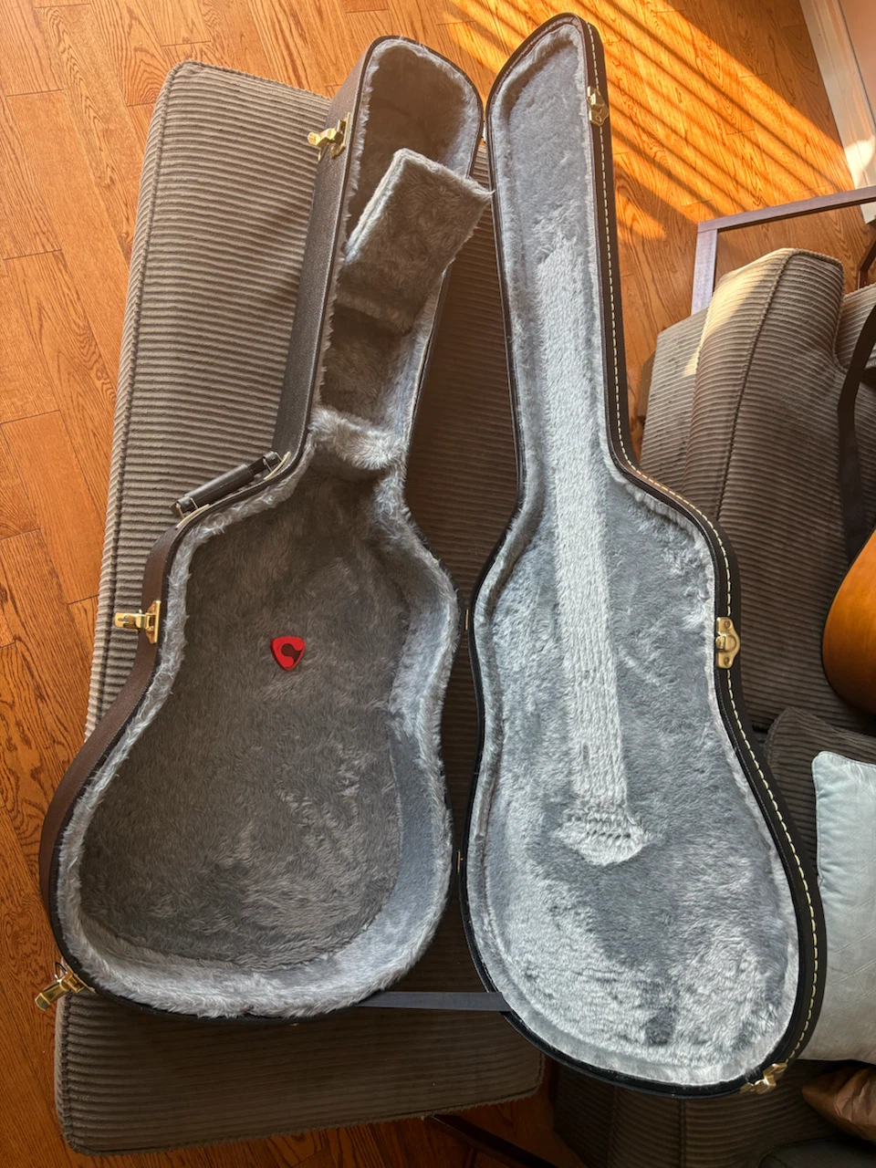 Fender acoustic guitar and case - photo 4