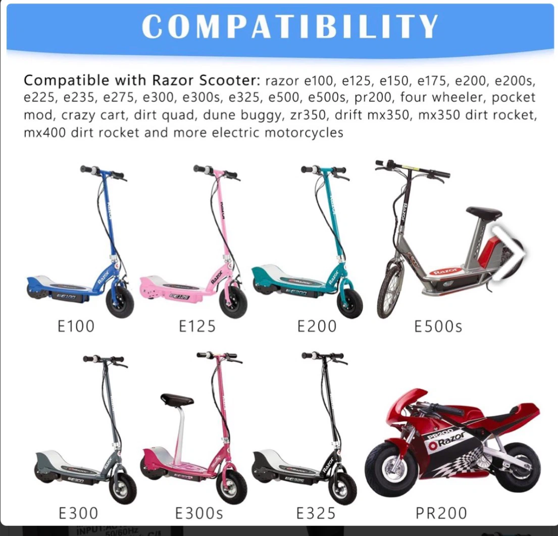 Razor Scooter AC/DC Adapter Charger - photo 2
