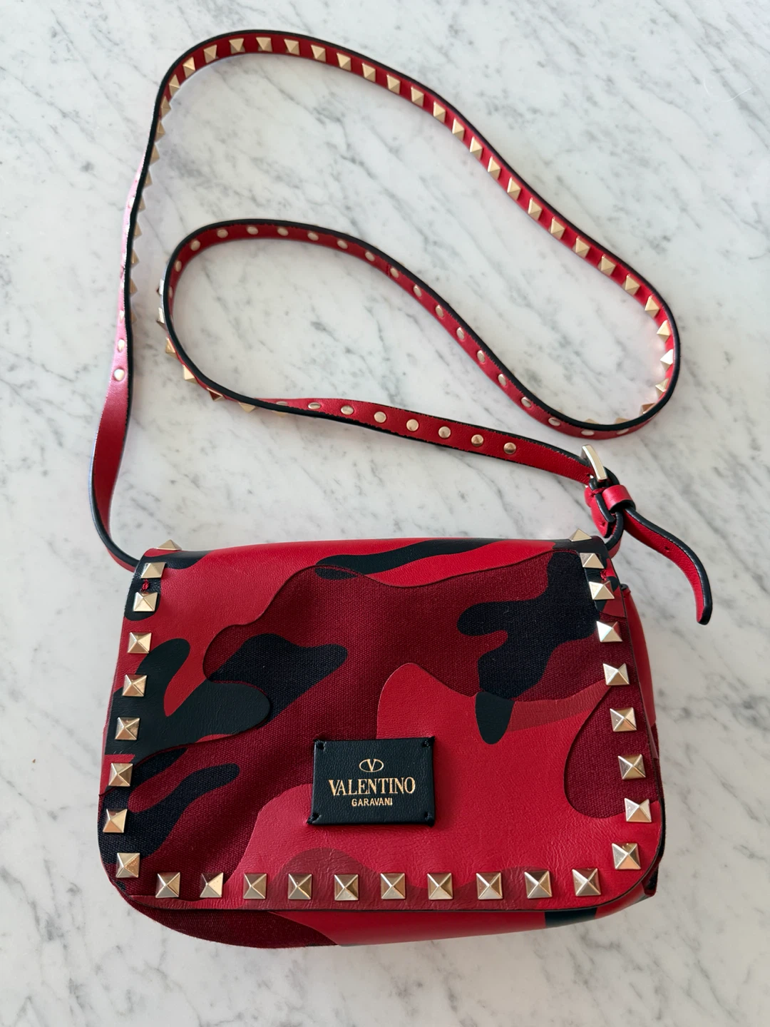 Valentino Garavani Rockstud Camouflage Shoulder Bag - photo 2