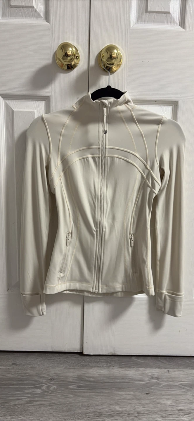 Lululemon Beige Zip-Up Jacket