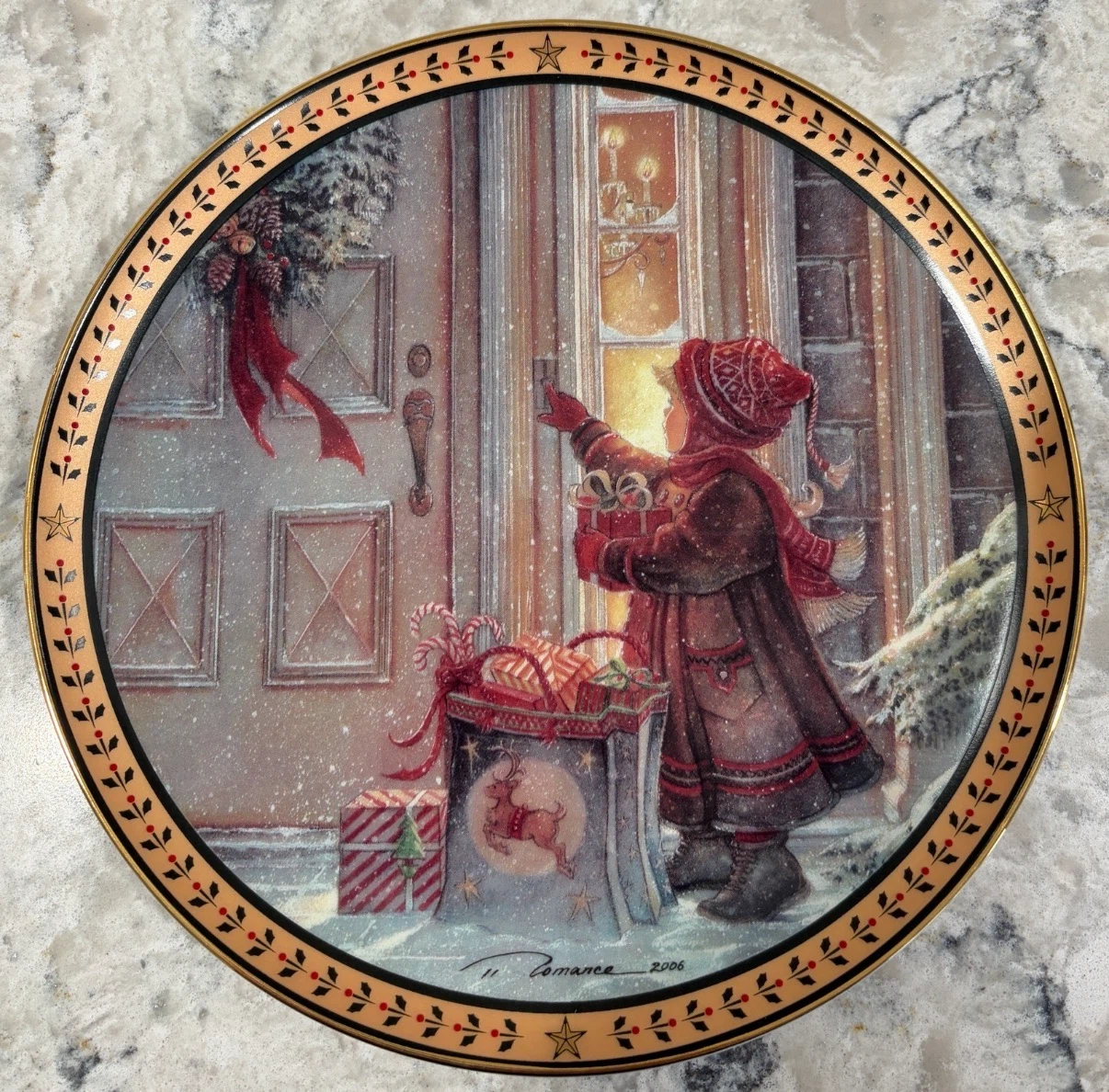 Trisha Romance “Generous Heart” Collector Plate #9077