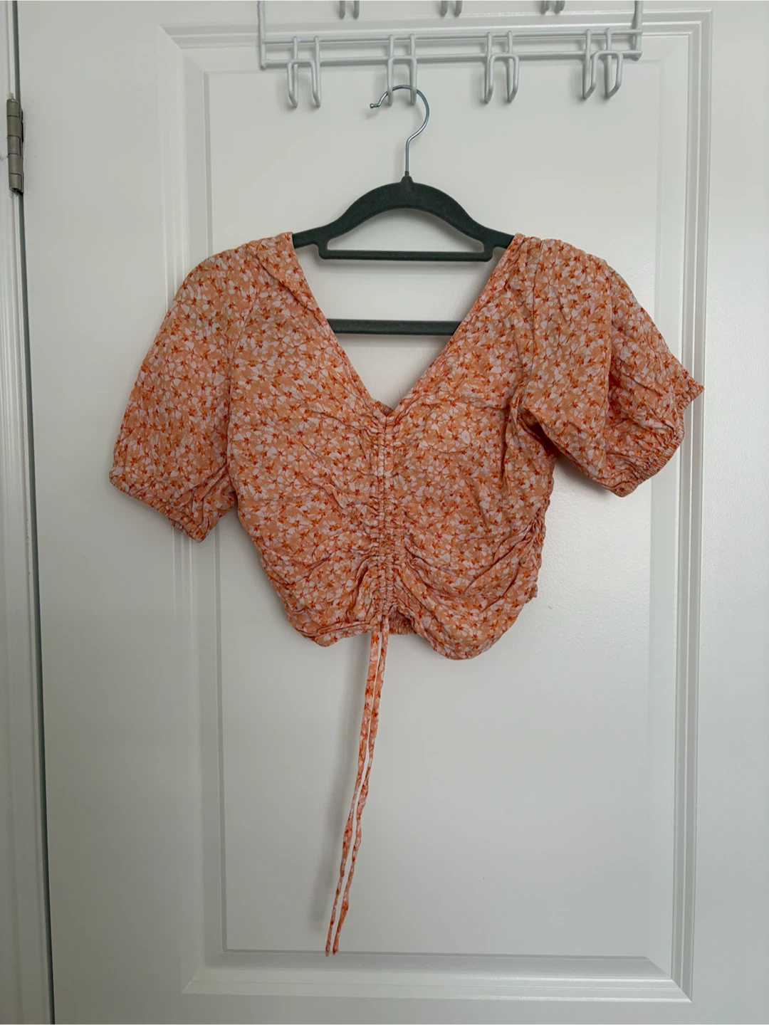 Matching 2-Piece Set: Floral Print Midi Dress and Top - photo 2