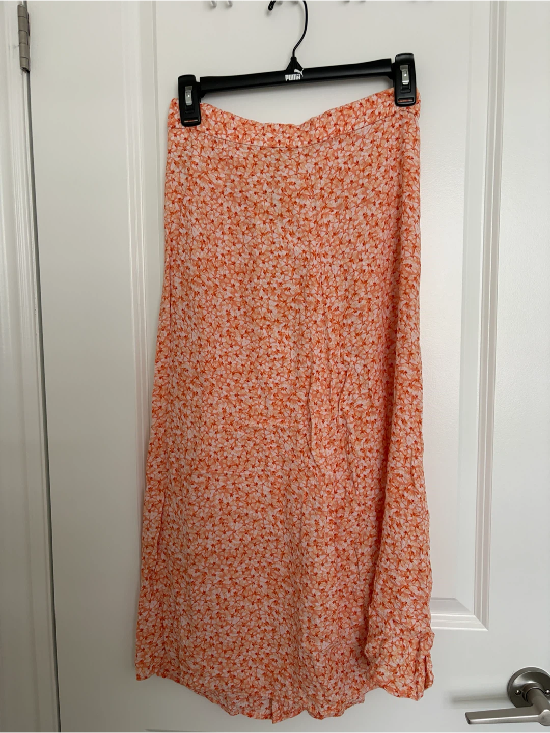 Matching 2-Piece Set: Floral Print Midi Dress and Top - photo 3