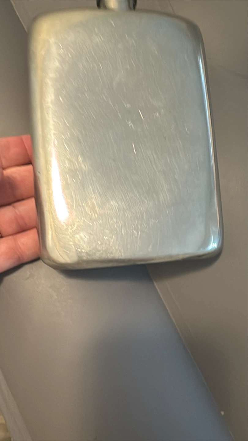 English Pewter Flask - photo 3
