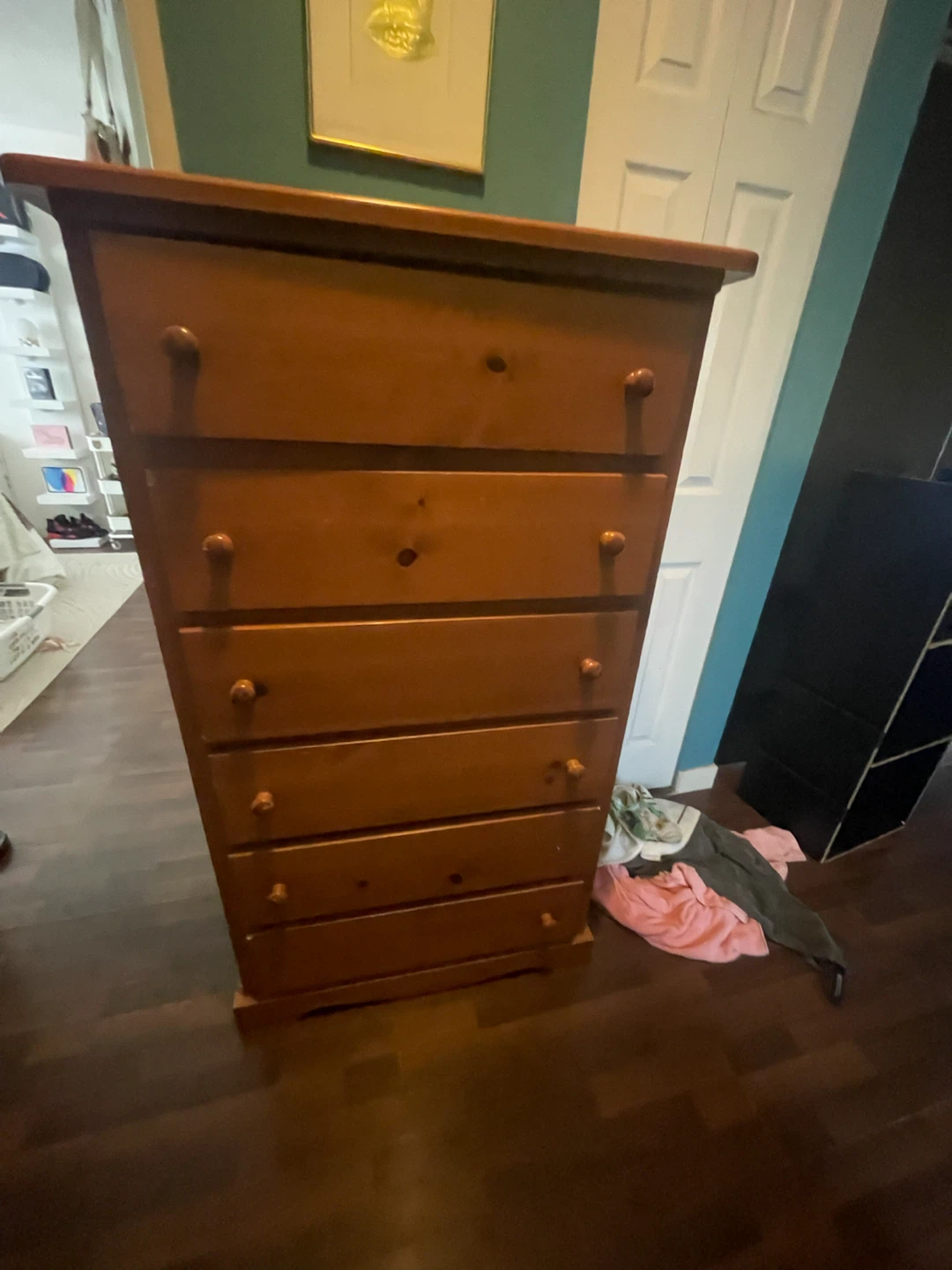 Wooden 6-Drawer Dresser - photo 2
