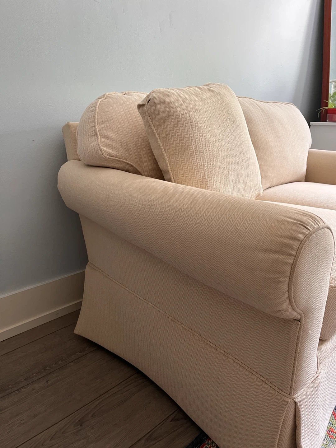 FREE Cream coloured loveseat sofa