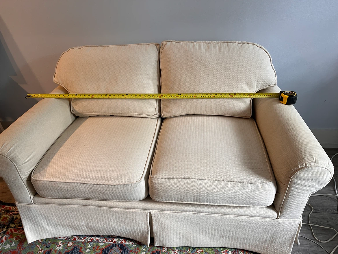 FREE Cream coloured loveseat sofa - photo 5