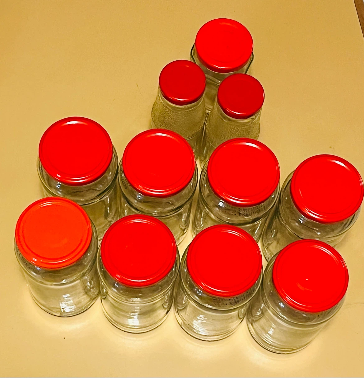 Glass jars