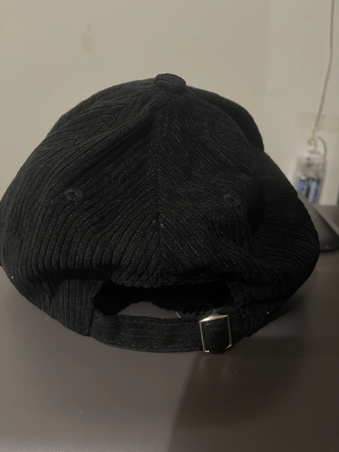Black Corduroy Baseball Cap - God is Good - photo 2