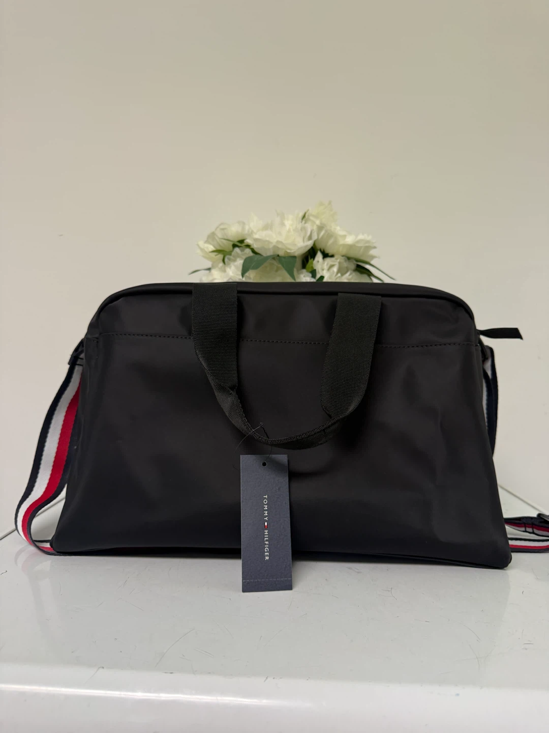 Tommy Hilfiger Black Nylon Messenger Bag - photo 2
