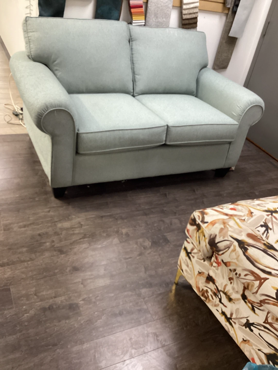 Light Blue Loveseat Sofa