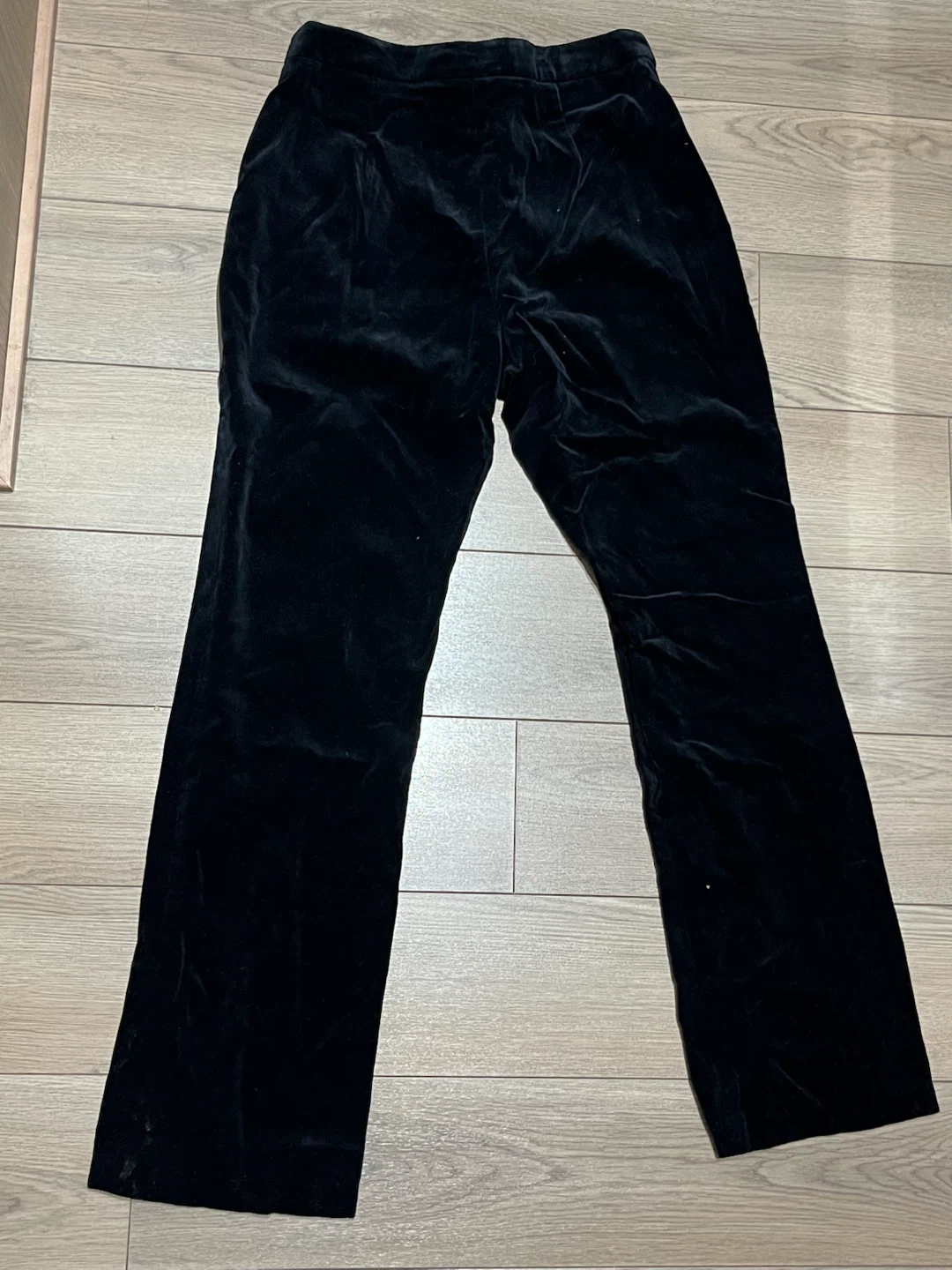U2 Clothing Black Velvet Pants - Size L - photo 2