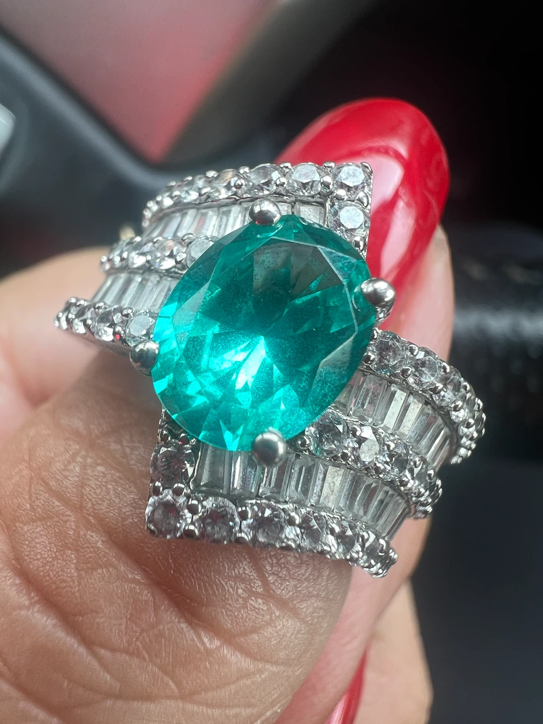 925 silver and Emeraldine and triplet quartz