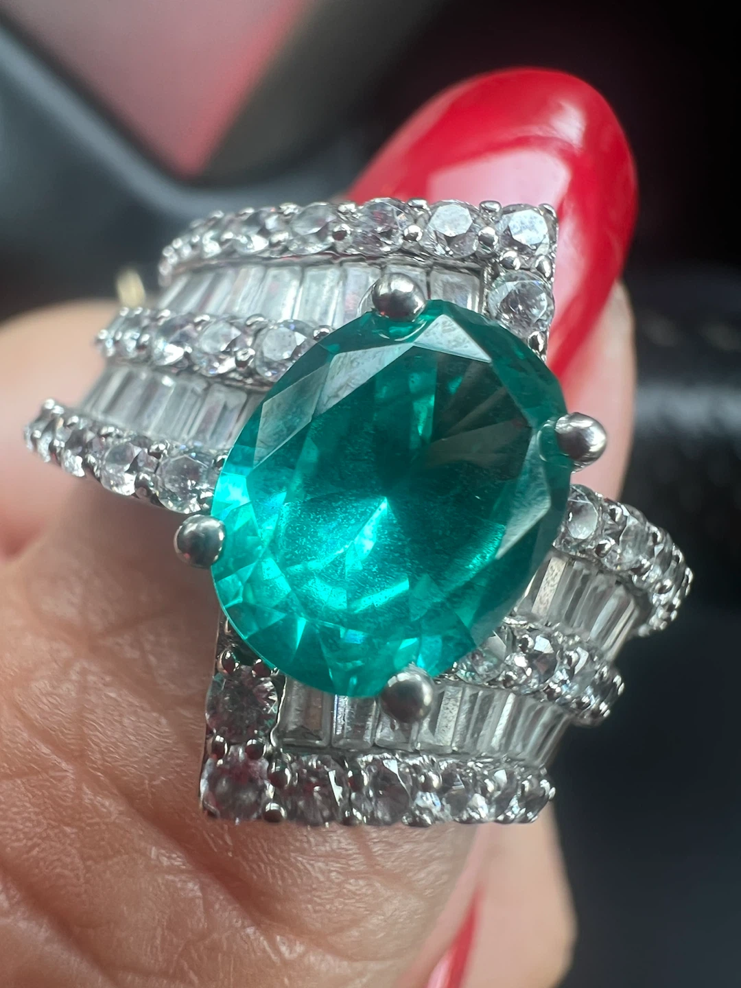 925 silver and Emeraldine and triplet quartz - photo 4