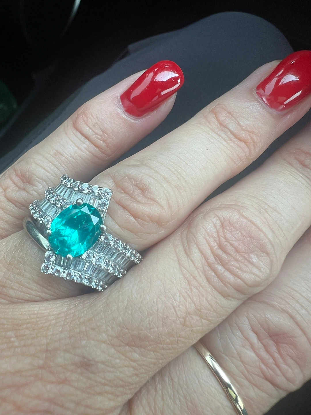 925 silver and Emeraldine and triplet quartz - photo 5