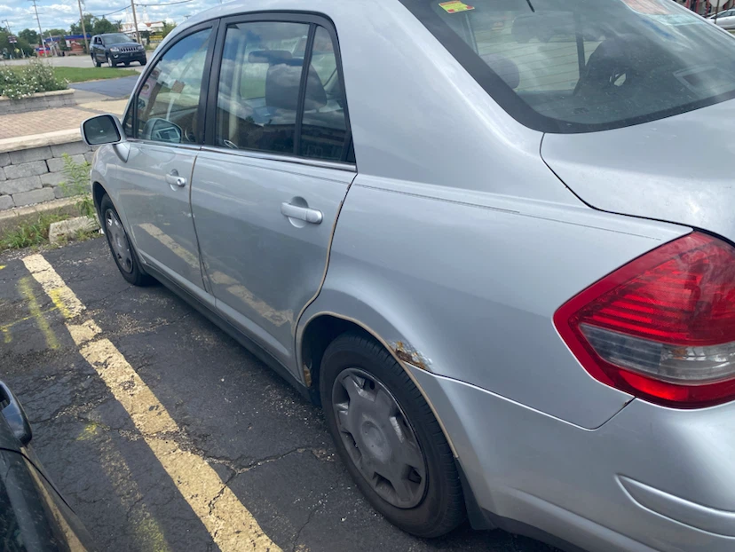 Silver Sedan