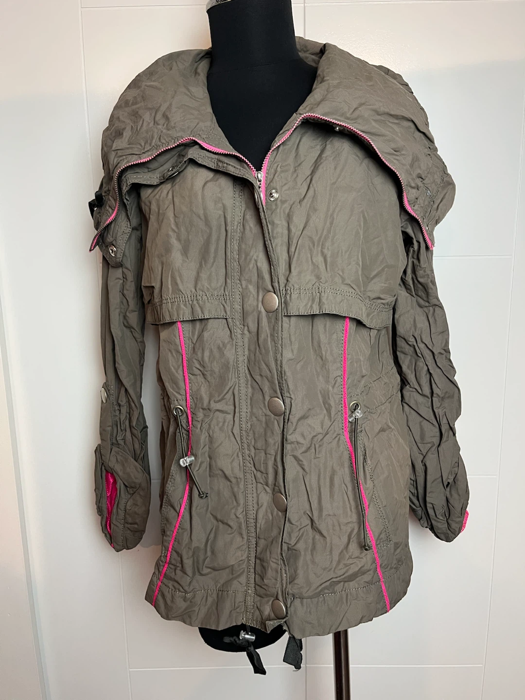 Women's Jacket - Grey/Pink