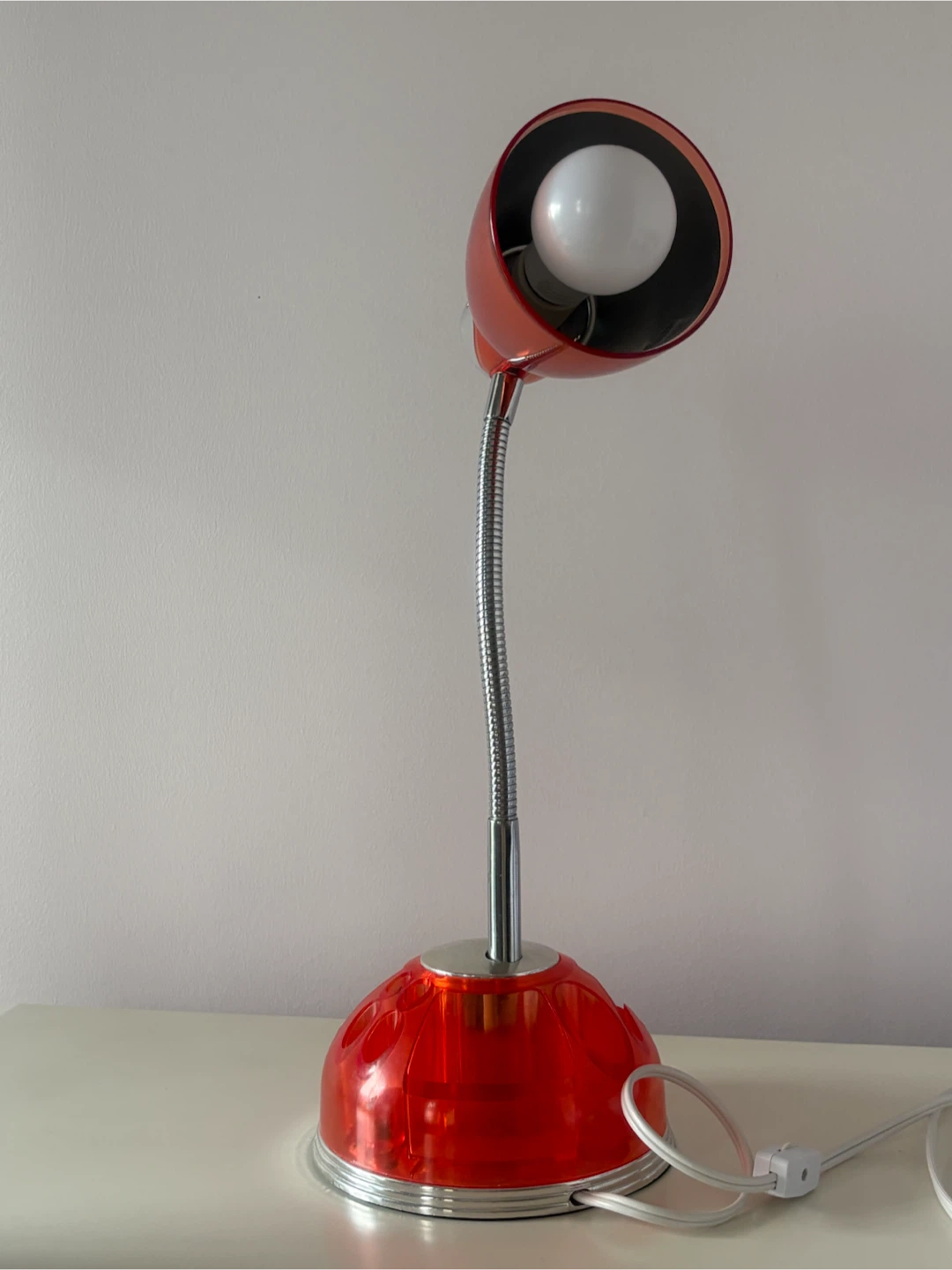 Red Gooseneck Desk Lamp - photo 3