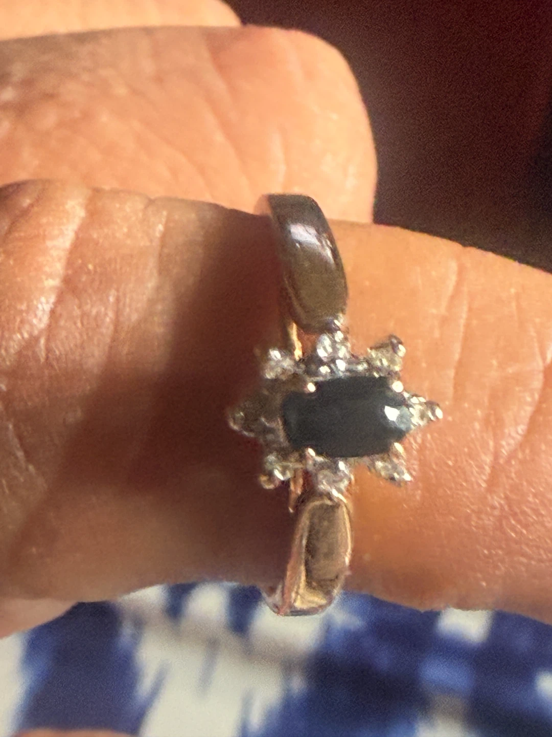 14K Gold Sapphire and Diamond Ring - photo 5