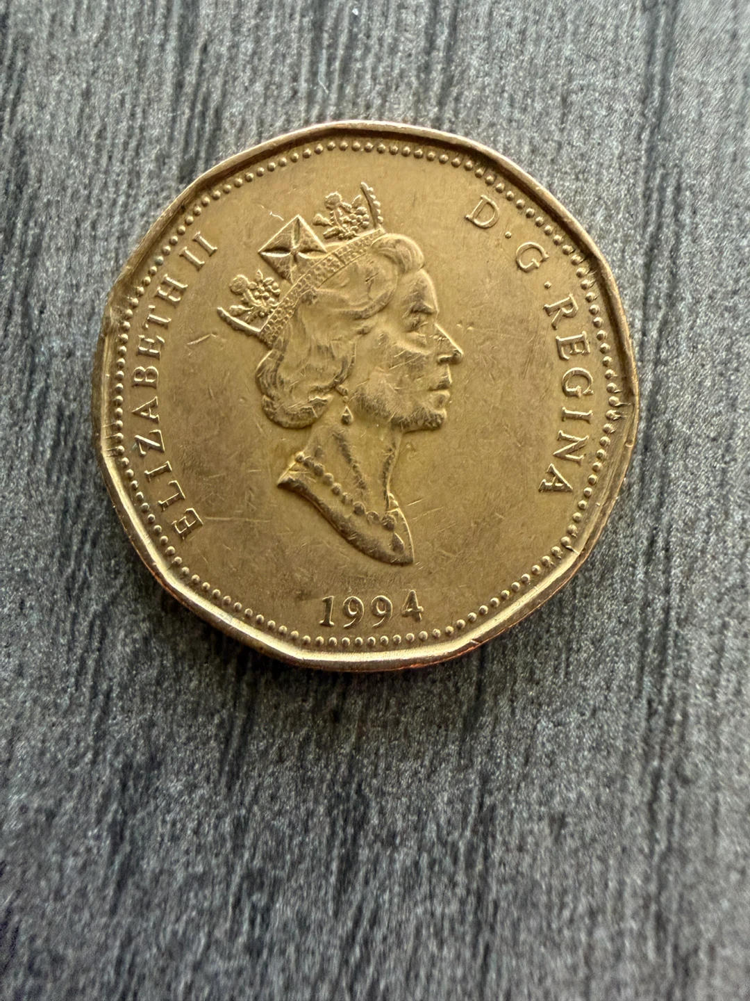 1994 Canadian Dollar Coin - photo 2