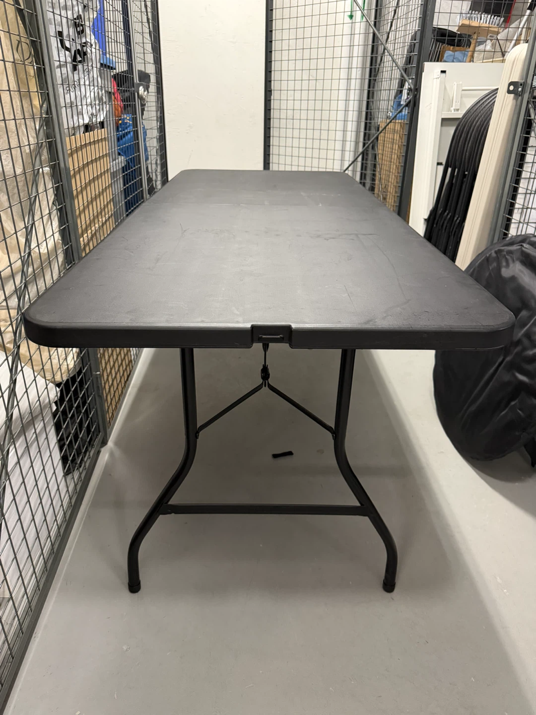 6-Foot Folding Table – Heavy Duty Black