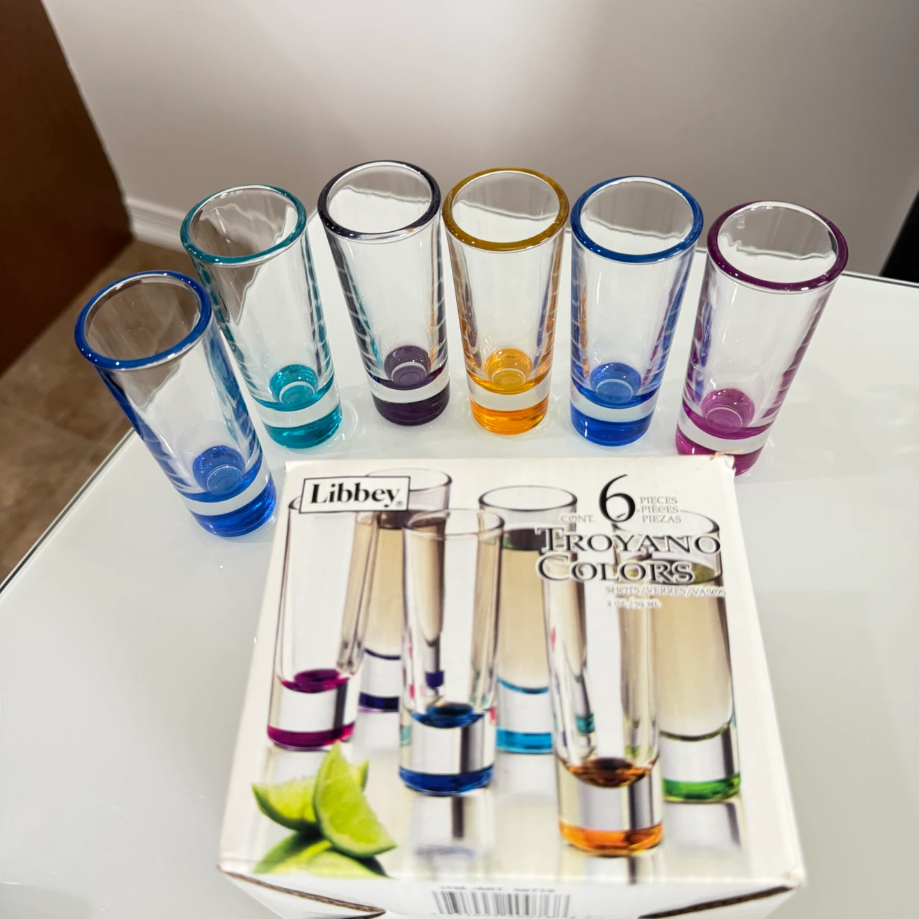 Libbey Troyano Colors Shot Glasses - Set of 2