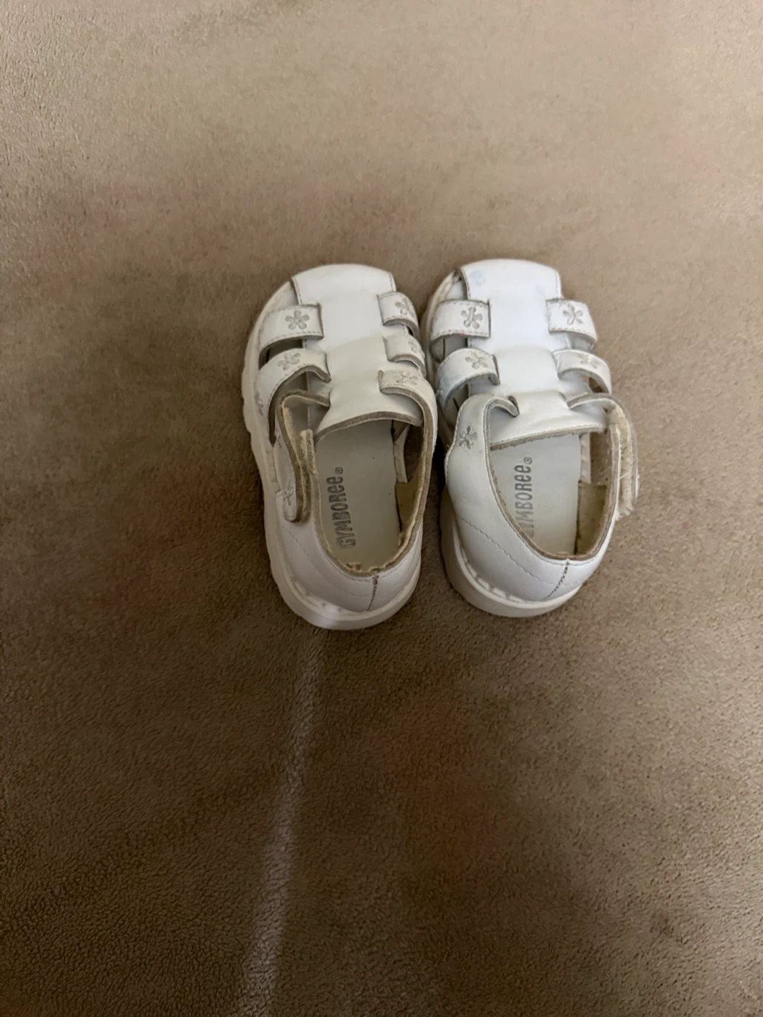 Gymboree White Toddler Sandals Size 3