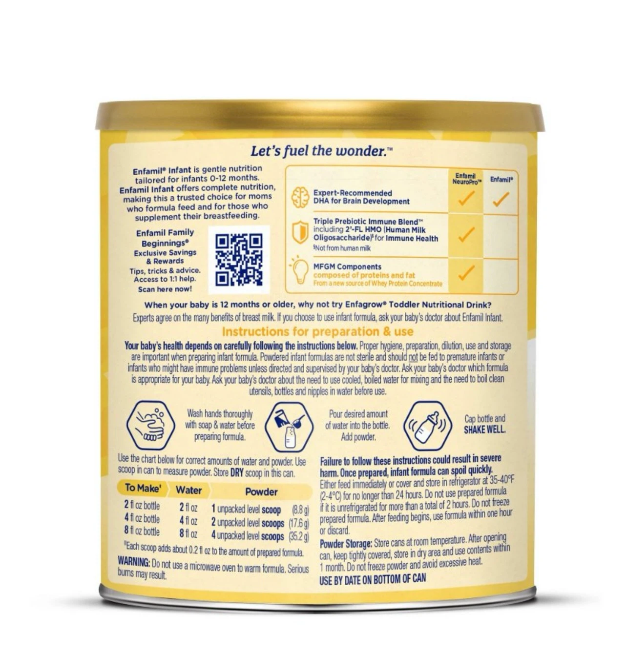 Enfamil Infant Formula Milk-based Powder with Iron - photo 3