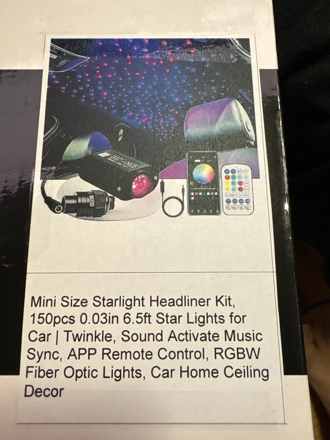 LED Fiber Light Mini Starlight Headliner Kit