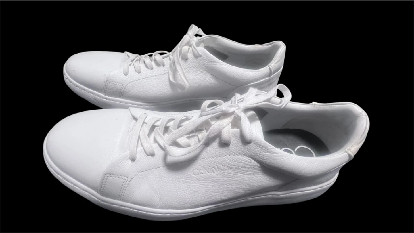 Calvin Klein White Leather Sneakers - photo 2