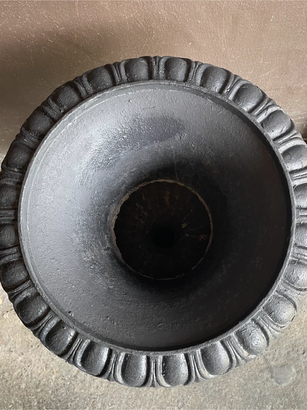 Black Cast Iron Urn Planter(s) - photo 3