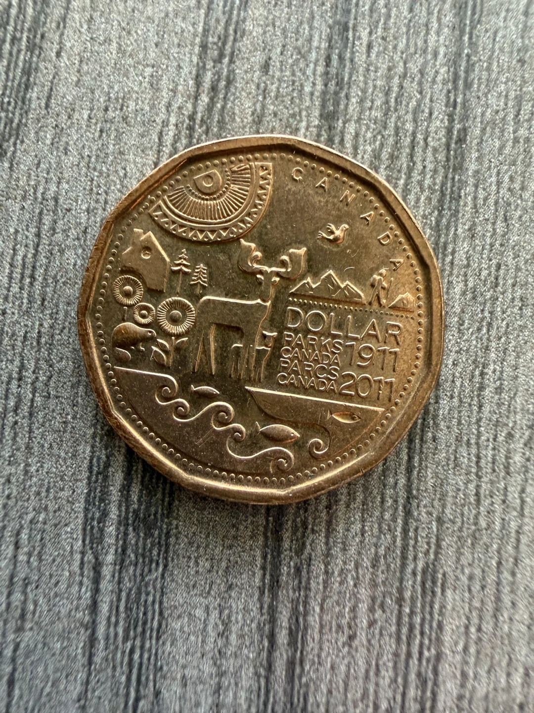 Canada 2011 Loonie Dollar Coin - Parks Canada