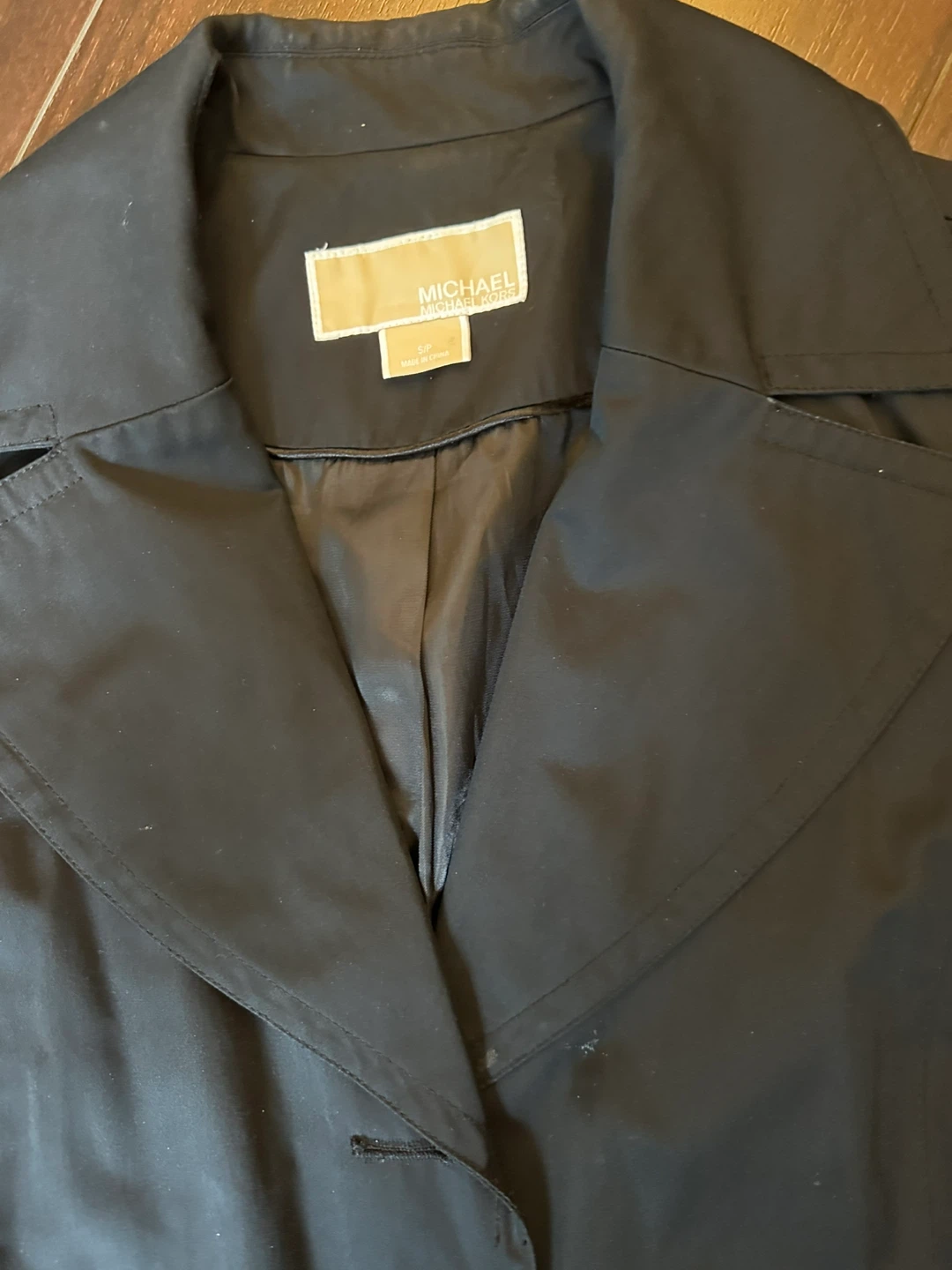 Michael Kors Black Trench Coat - photo 2