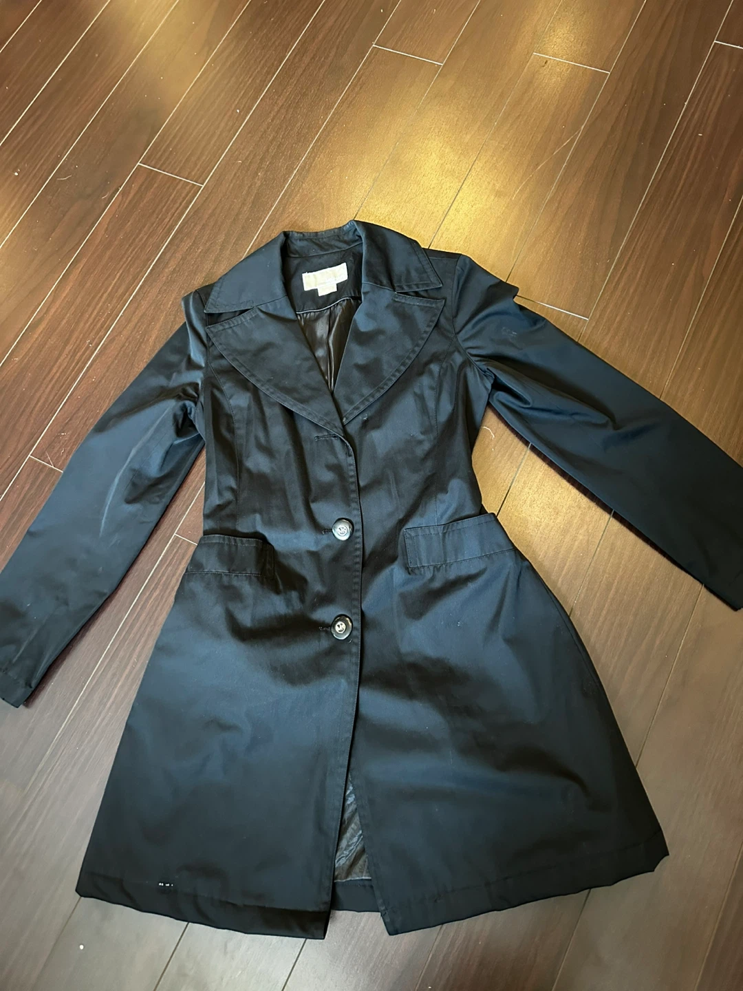 Michael Kors Black Trench Coat