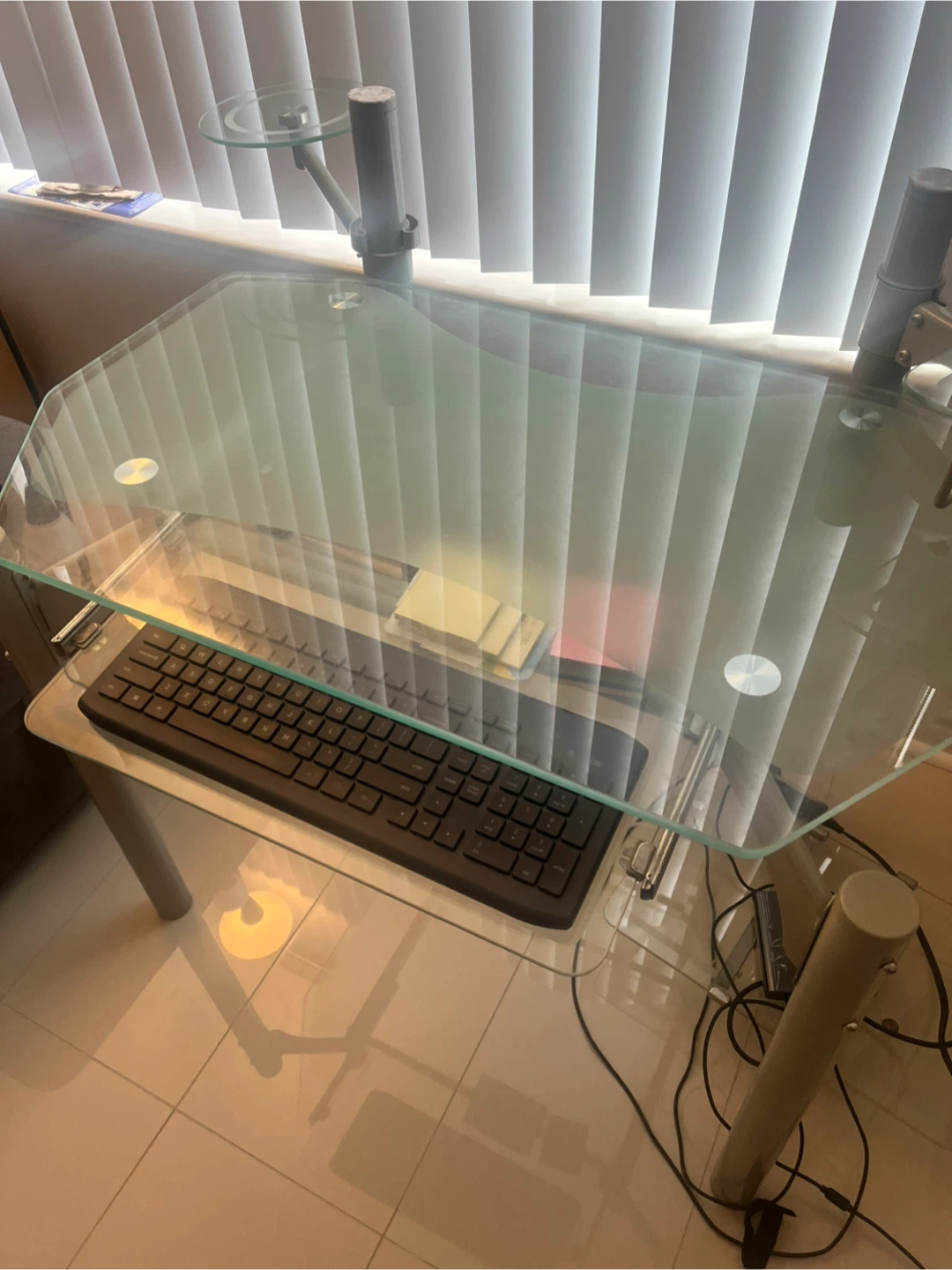 Glass Computer Desk, work desk