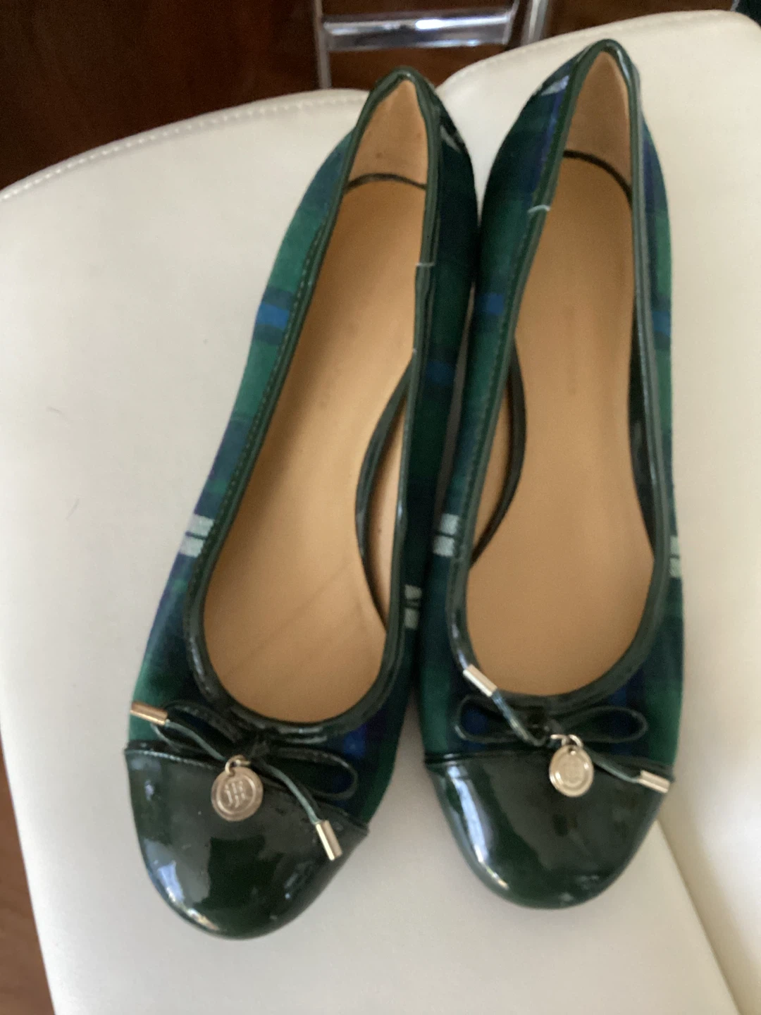 Tommy Hilfiger Plaid Ballet Flats