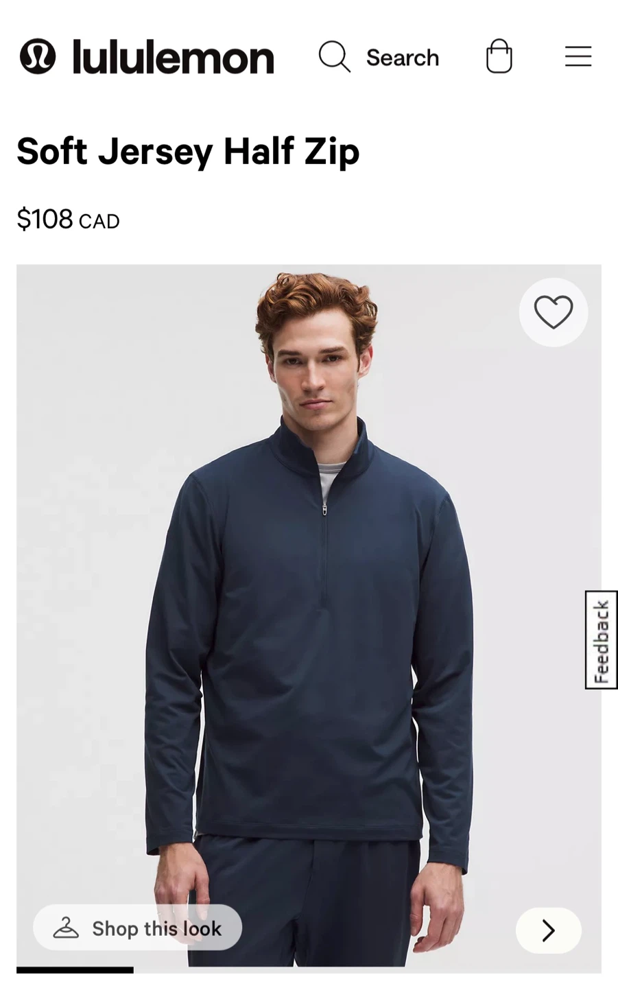 Lululemon Soft Jersey Half Zip 108$ - photo 4