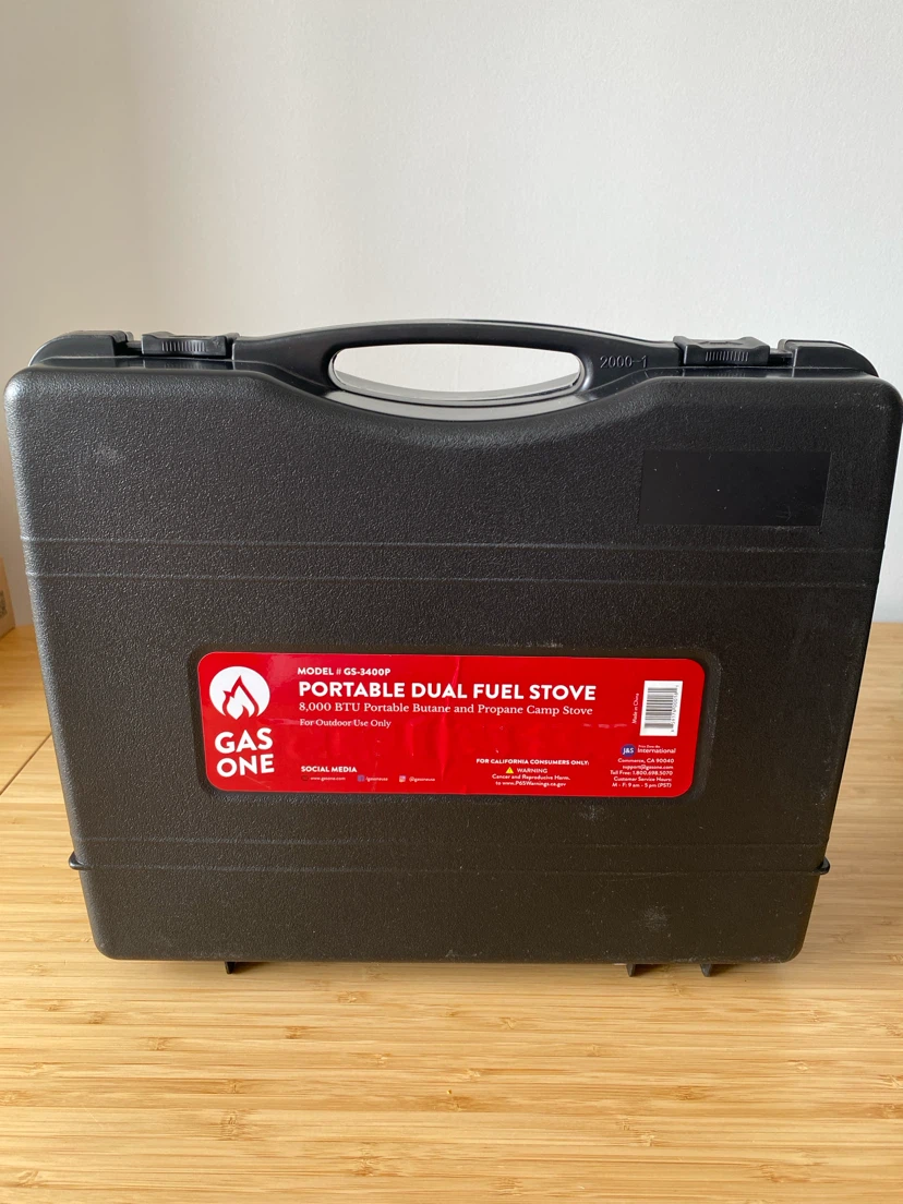 Portable Dual Fuel Stove with Case