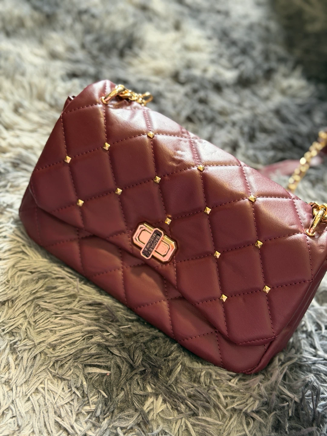Betsey Johnson Quilted Satchel Bag