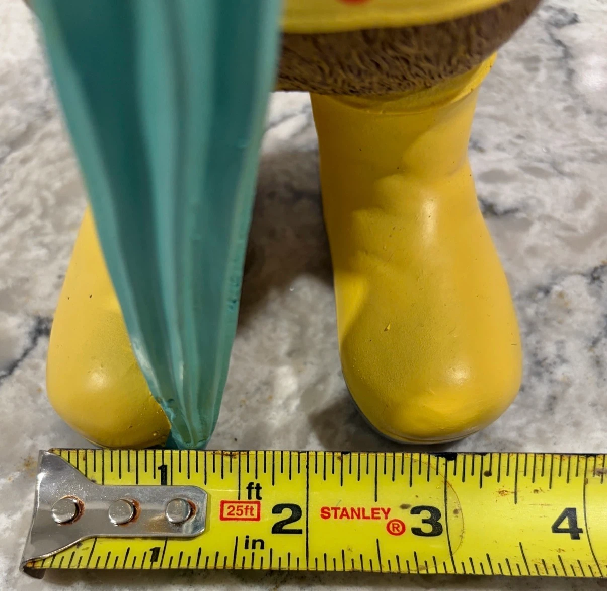 Spring/Easter Bunny Rabbit in Yellow Raincoat with Umbrella - photo 4